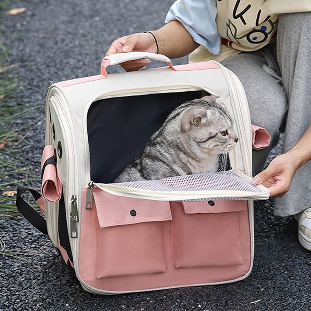 Ventilation Pet Travel Bags Breathable Cat Carrying Bag Pet Carrier Backpack Pet Supplies