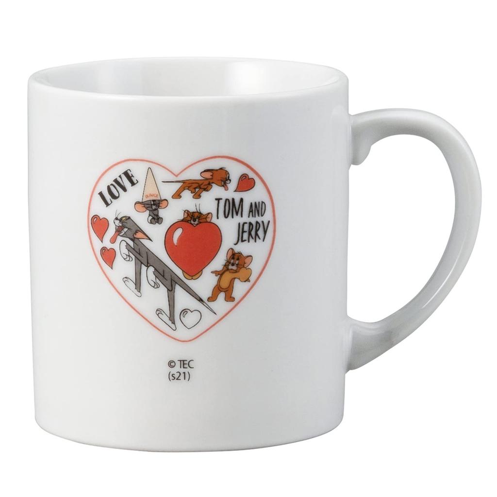 Sun Art Tom and Jerry Set of White Mugs, 2, Love,