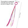 6pcs of Headwear Multi-Color Wig Braids Hair Circle Sweet Cool Boxing Braid Rubber Band High Ponytail Bean Braid Hair Rope