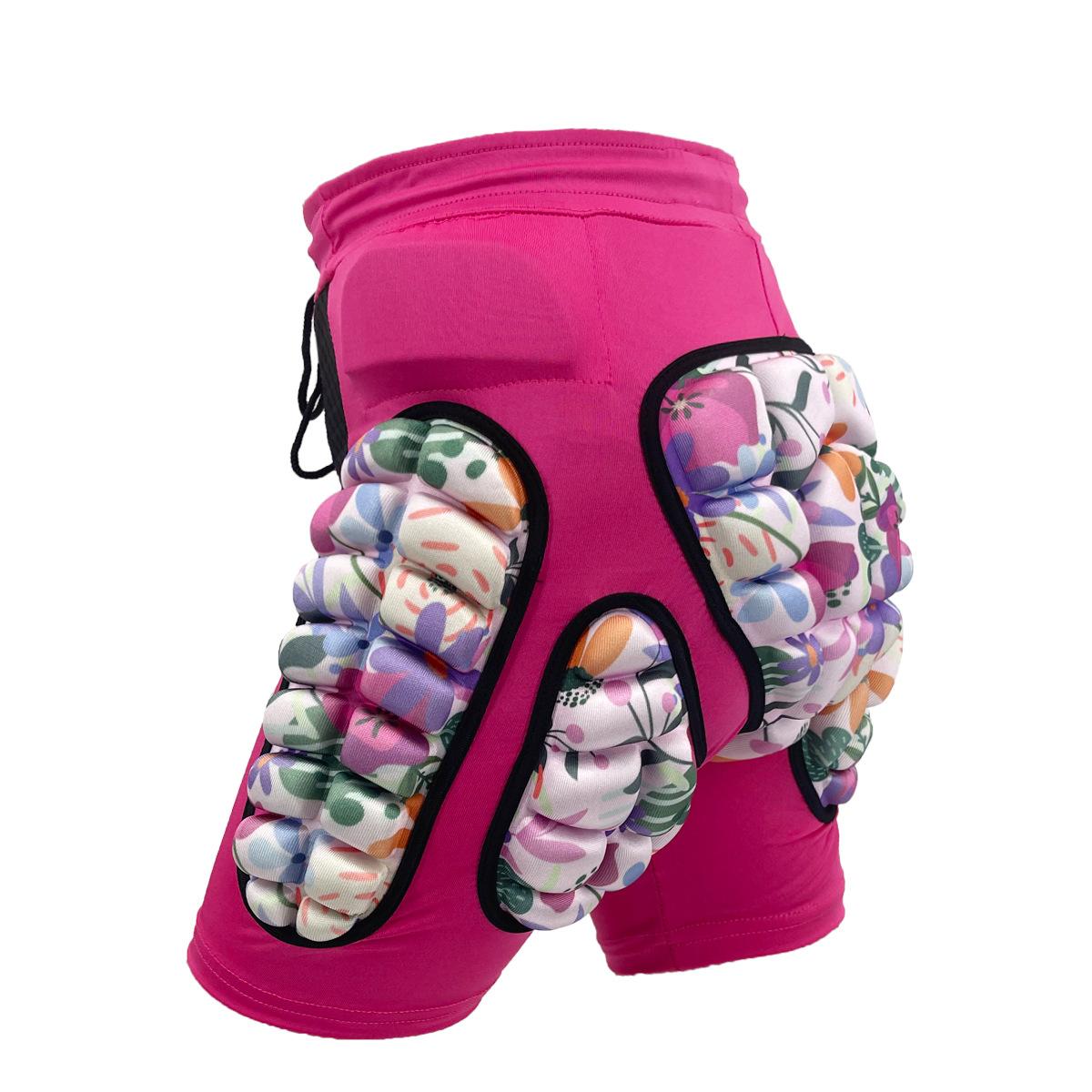 Children s Sports Protective Equipment, Buttocks Pad, Roller Skating Pants 120 розовый