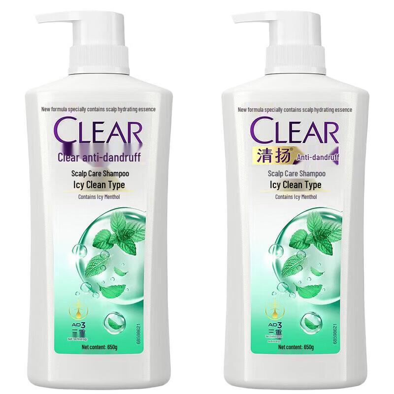 

Clear Anti-Dandruff Scalp Care Shampoo, Icy Fresh & Purifying