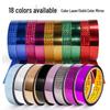 Gold Glitter BOPP Tape for DIY, Wedding, and Decoration