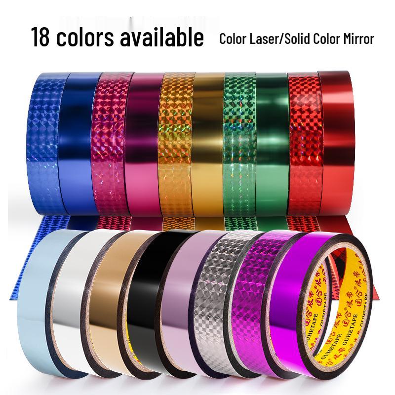 Gold Glitter BOPP Tape for DIY, Wedding, and Decoration