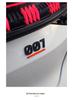 Zeekr Touareg Car Logo Matte Black Metal Exterior Badge
