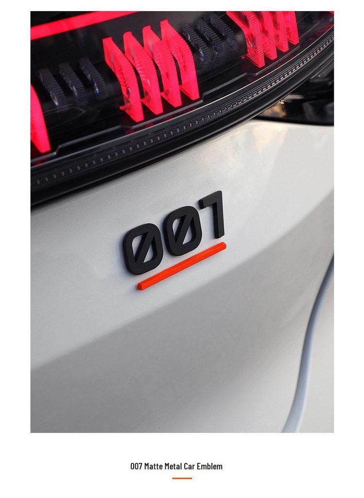 Zeekr Touareg Car Logo Matte Black Metal Exterior Badge