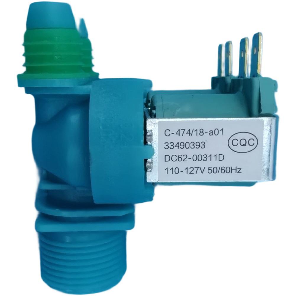 For Samsung Washing Machine Water Inlet Solenoid Valve DC62-00311F And DC62-30314V Dual-End Washing Machine Water Inlet Valve