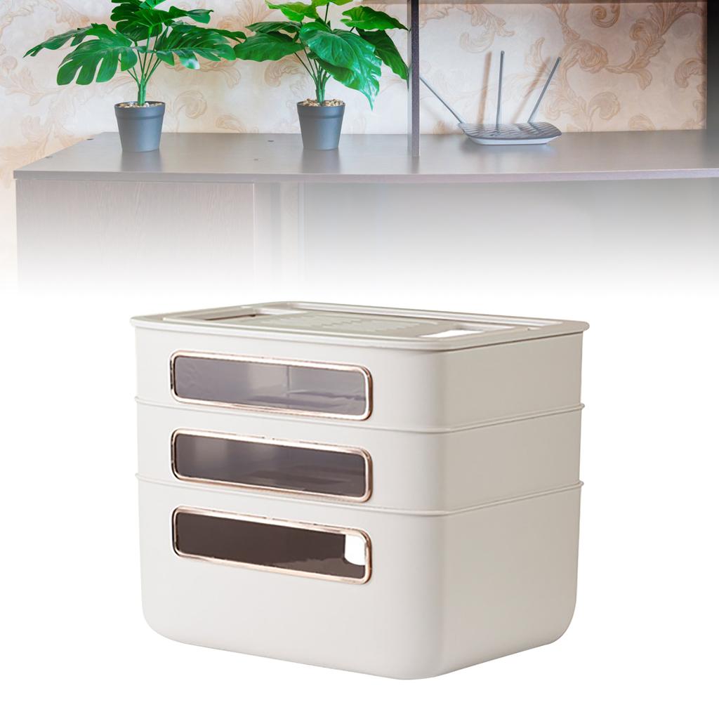 WIFI Router Storage Box Cable Management Versatile Socket WiFi   Box for Desktop