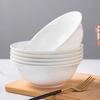 Yujia Pure White Ceramic Soup & Noodle Bowls (12-Pack)