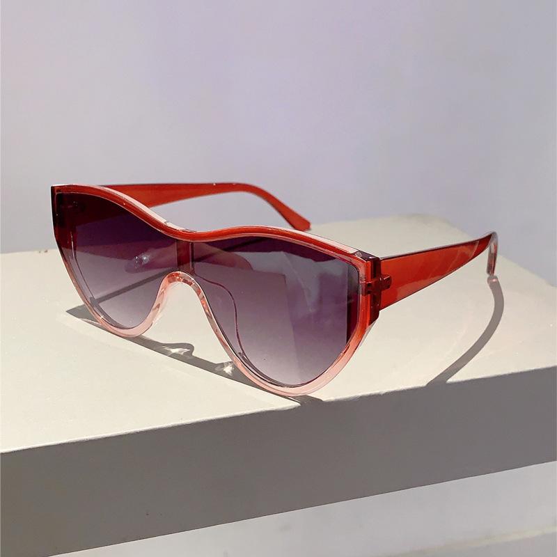 Integrated Large Glasses Frame Sun Glasses Windproof Style Sun Glasses Neutral and Versatile UV Resistant Sun Glasses