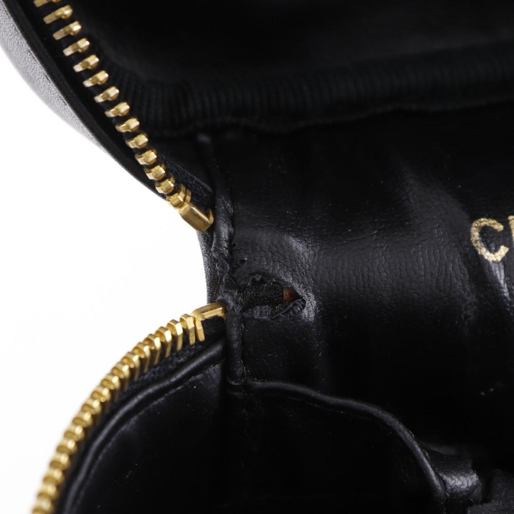 CHANEL Vanity Vanity A01619 Bicolole vintage black Calfskin Women Used