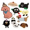 10 Pcs Cartoon Animal Embroidered Patches Cats Iron On Patches Repair Patches Panda Sewing On Patches for Clothes Bag