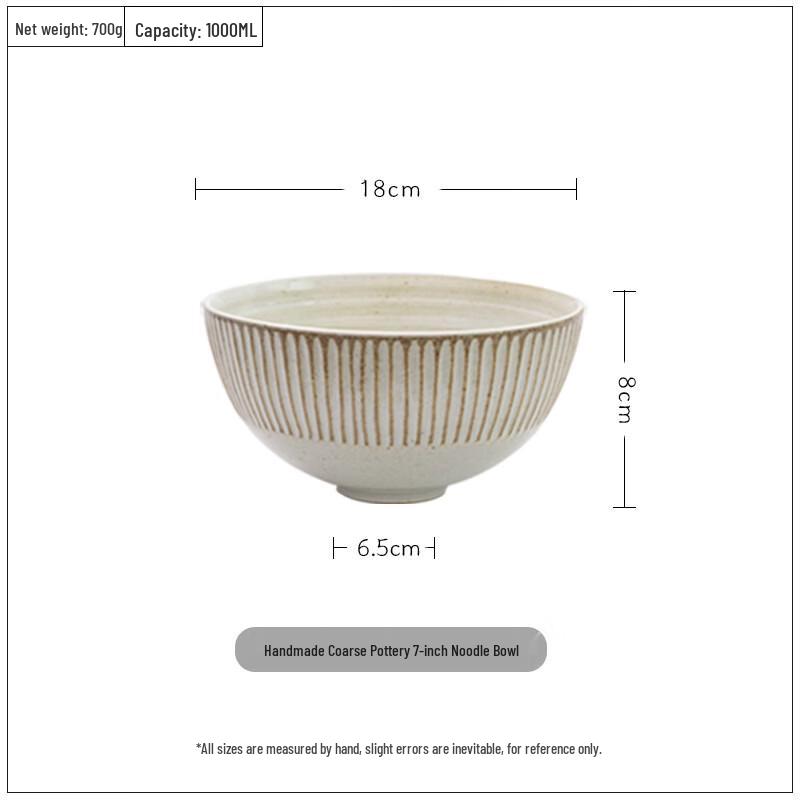 Wutuo Retro Japanese Ceramic Soup Bowl