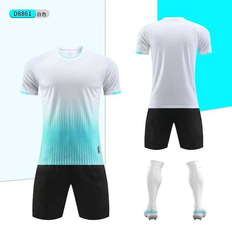 Football Suit Competition Children Adult Kindergarten Group Printing Sportswear Men'S Training Suit Summer Short Sleeves