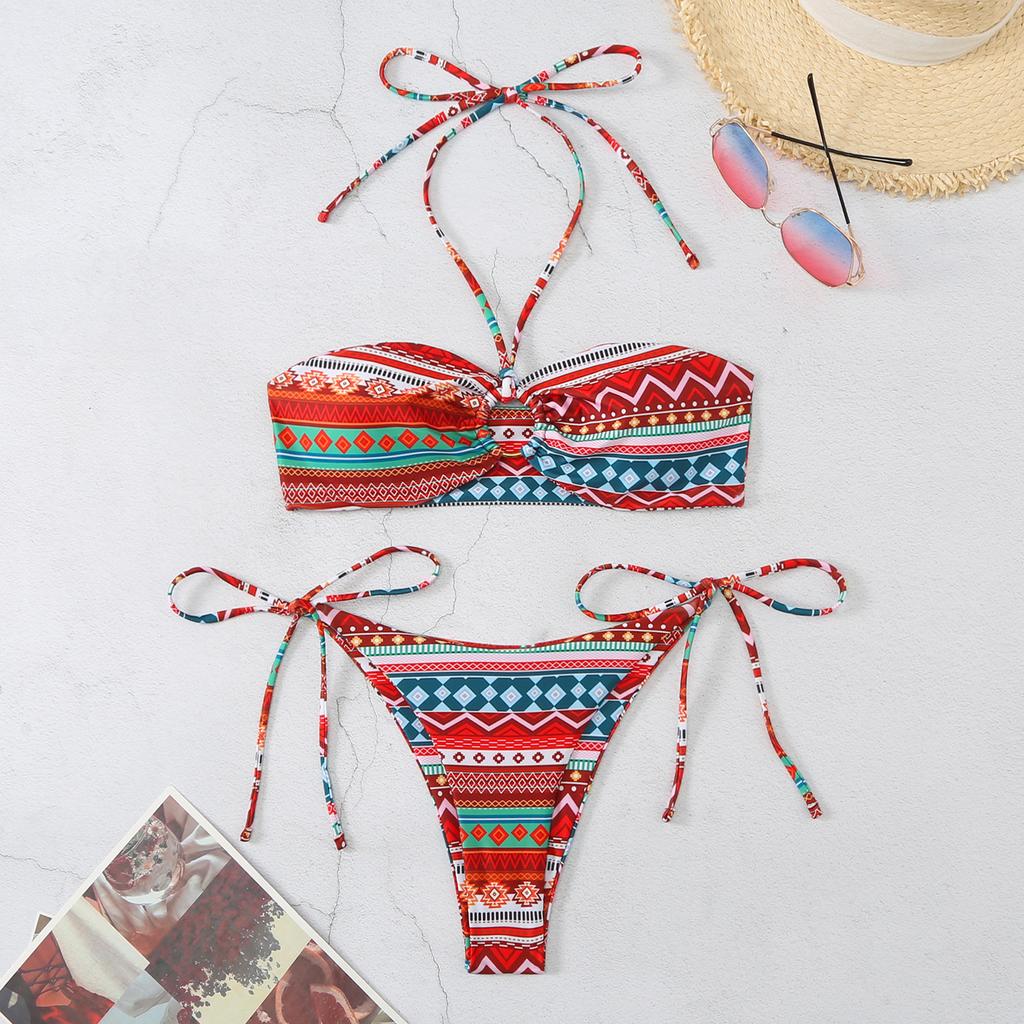 Frauen Bikini Sexy Hohe Taille Badeanzug Strand Bademode Weiblichen Sommer Badeanzug