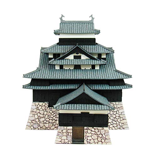 Sankei Minituart Kit Meijo Series National Treasure Matsue Castle Paper Craft 1/300 MK04-06