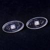 25 Pairs Silicone Eyeglass Nose Pads Oval Screw in