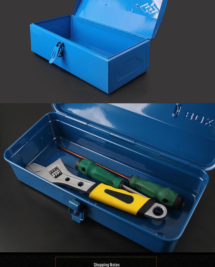 Thickened Metal Toolbox for Home and Car - Available in Single or Multi-Layer