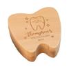 Boîte Cadeau Dents Collection Dents de Bébé Pour Enfants Rangement Dents de Bébé Boîte à Dents en Bois Faite Main Cadeau