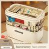 Large Capacity Multi-Layer Family Medicine Storage Box for First Aid and Medication Organization