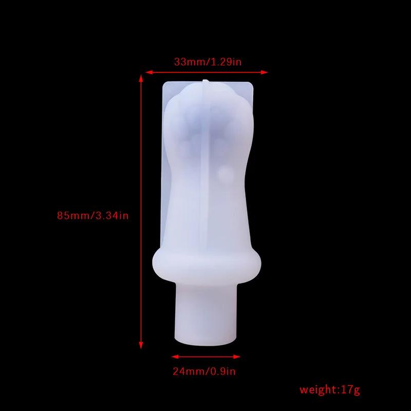 Rotweinflasche Stopper Form Handgefertigt Kristall Katze und Hund Krone Silikonform DIY Haushalt Handwerk Dekoration Modell Harzform