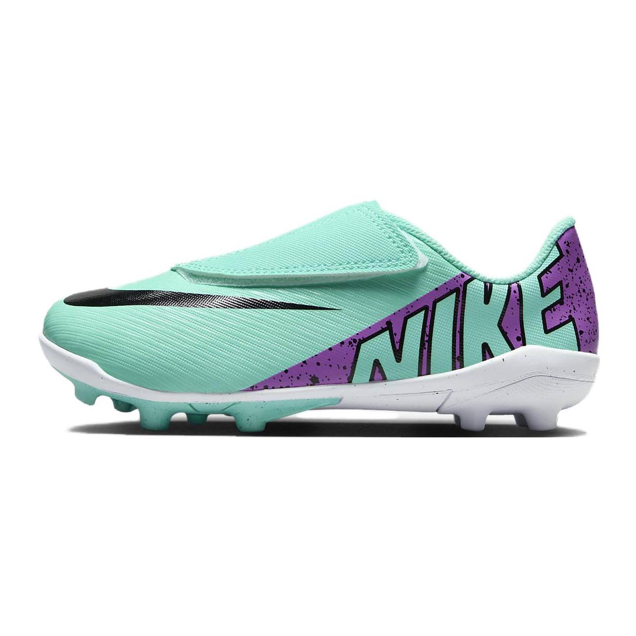 

New Nike Mercurial Vapor 15 Abrasion Resistant Low Top Kids Soccer Shoes Green Kids DJ5964-300 28