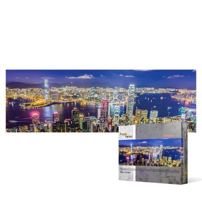 Beautiful Night View of Victoria Harbor - 600 Piece Jigsaw Puzzle, Popular Korean Puzzle