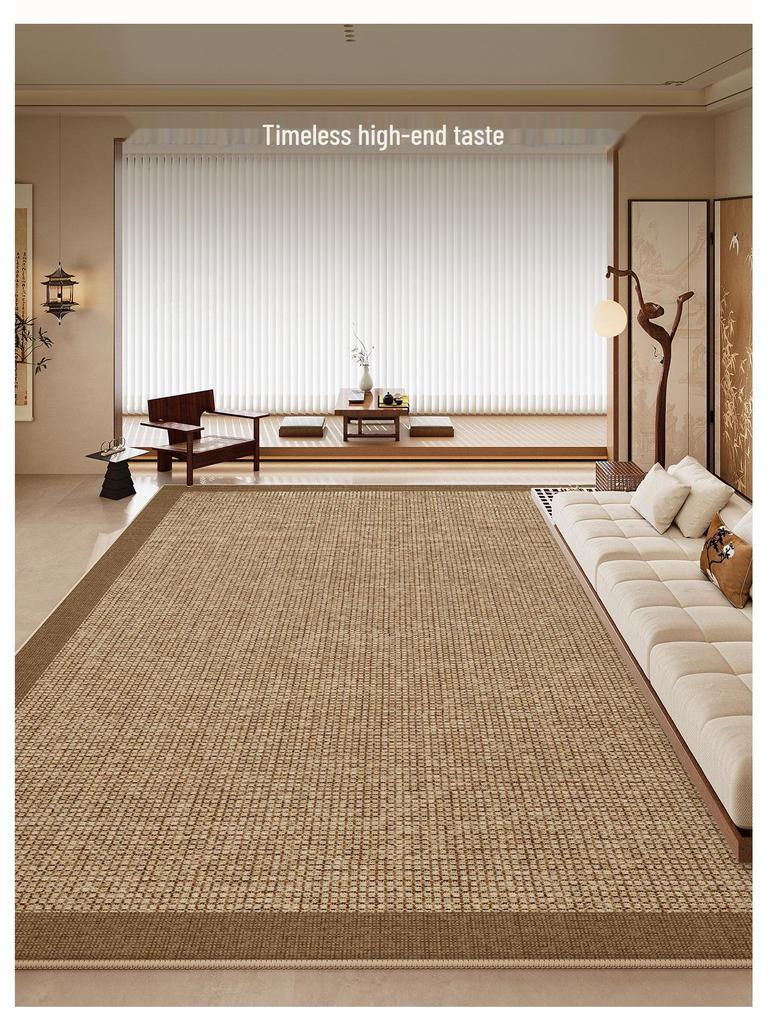 2025 Modern Chinese-style Living Room Carpet - Dirt-Resistant, Easy Care, Waterproof, Anti-Fouling, Thickened for Coffee Table/Sofa