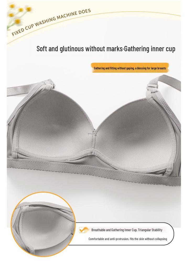 Cross-Border Plus Size Wireless Lifting Bra for Middle-Aged & Elderly Women