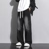 Men's Deconstruction Jeans New American Trendy Brand Ruffian Handsome Loose Wide-leg Casual Straight Long Pants Men's Clothing