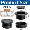 M-Modern-2 Inch Parasol Umbrella Hole Thicker Patio Table Hole Cover Insert Deck Table Umbrella Holes Plug