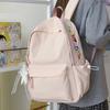 Schoolbag Women's Simple Large Capacity Travel Backpack Women's Leisure Tide Japanese Junior High School High School Student Backpack