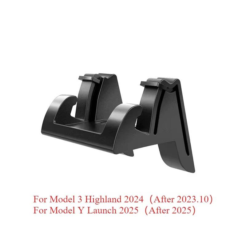 Silicone Dashboard Phone GPS Stand for Tesla Model Y/3/3+ ModelY Launch 2025 Air Conditioning Outlet Glasses Support Accessories