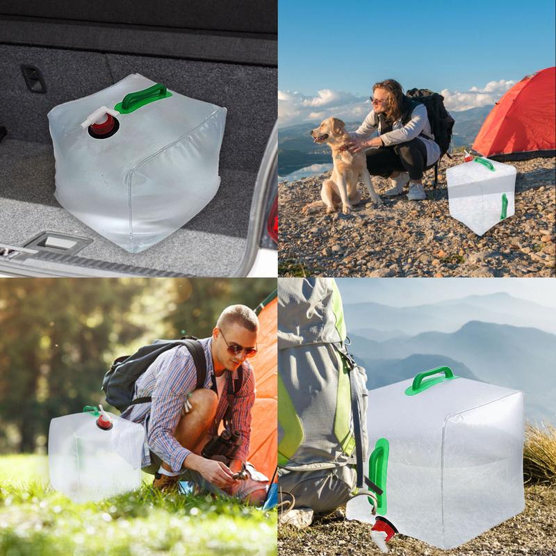 10/20L Outdoor Use Camping Travel Folding Bucket Camper Tourism Large Water Storage Container Foldable Water Pouchs Water Canister