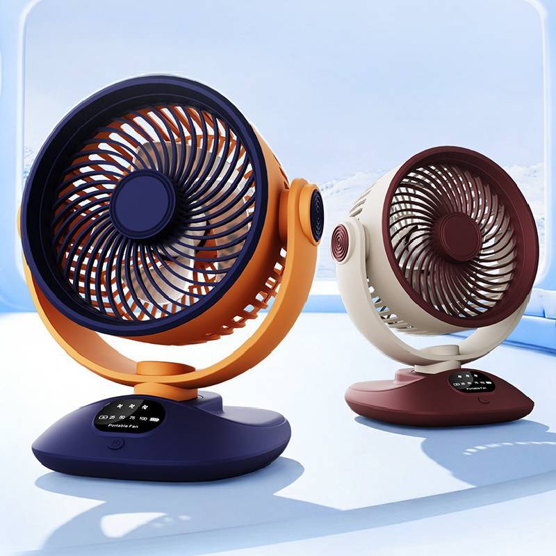 Usb Desk Fan With 4 Blades And 3 Speed Settings For Office And Dorm Use
