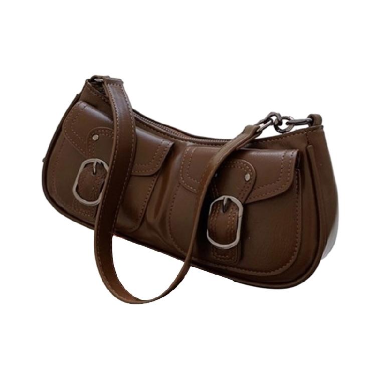 Lady Purse Fashion Underarm Bag for Women Girl Versatile Vintage Shoulder Bags