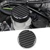 Brake Fluid Reservoir Oil Cap Cover In Real Dry Hard Carbon Fiber For Fiat 500 500C 08-24 For Abarth 595 695 2012-2024