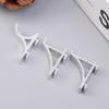 6Pcs Metal K Type Freezer Shelf Clips Refrigerator Support Hooks Cooler Shelf Brace Refrigerator Beverage Cabinet Shelf Buckles