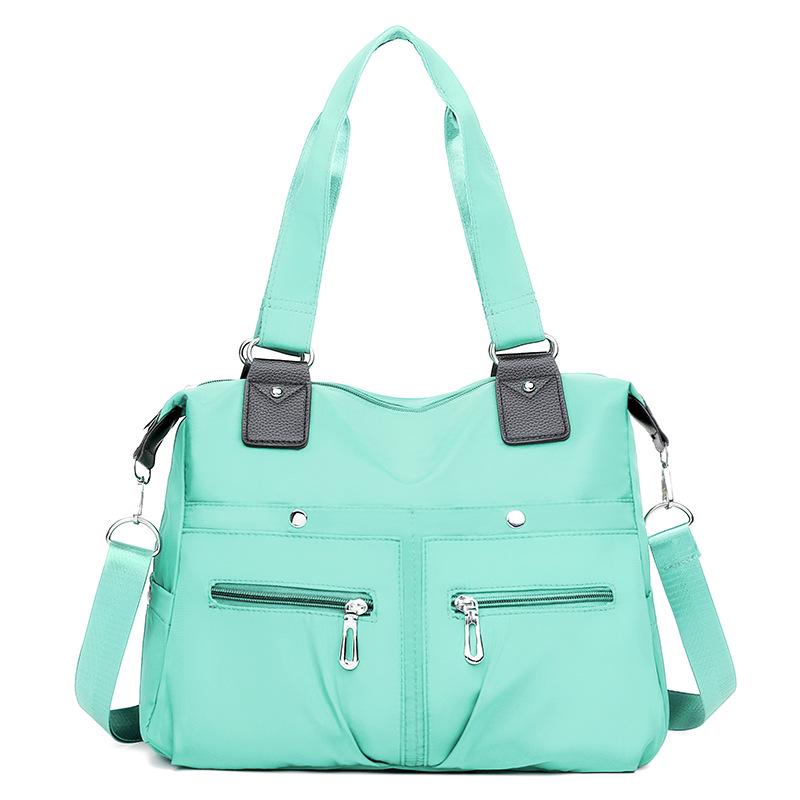 Large Capacity Casual Canvas Tote Bag - Lightweight, Fashionable Single Shoulder Oxford Cloth Handbag