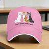 Akita Inu Life Is Better With Friends Baseball Cap Tennis Skate High Quality Hip Hop Hat Couple Women Casual Print Baseball Cap
