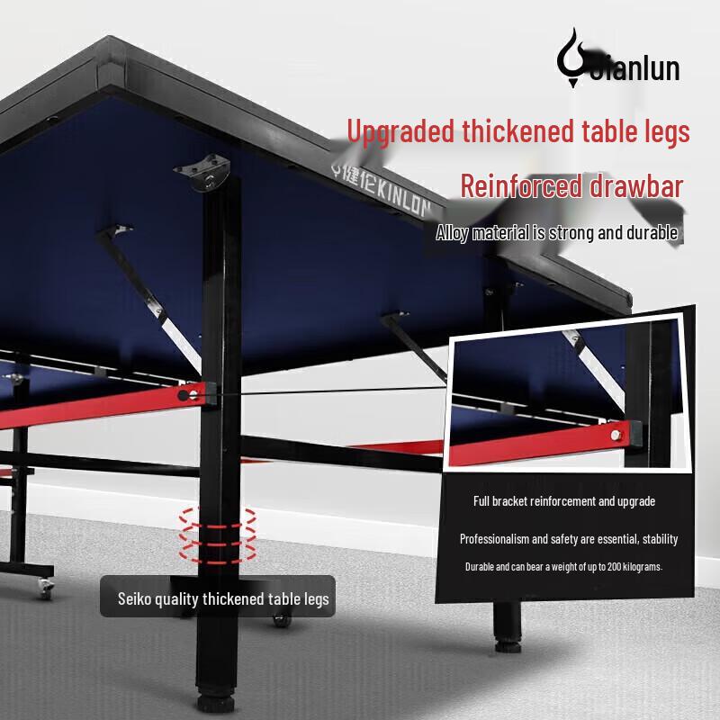 Set Masa Ping Pong Pliabilă Avansată Jeeanlean Competition pentru Interior