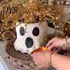 Kindergarten Party Supplies Ghost Candy Bucket Decor, Halloween Planter Vase Cute Holiday Decorative Prop for Home Bucket, Bowl Indoor Outdoor Display