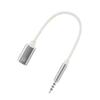 2Pcs Headphone Jack Adapter, 3.5mm Male to TypeC Female Audio Cable Cord, USB C to Aux Audio, Compatible with MP3 Players, Laptops, Smartphone (Silver