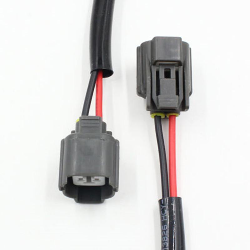 

2pcs 9005/9006 to D2/D4 Xenon power plug Connector Harness Wire for mitsubishi acura honda mazda HID xenon ballast