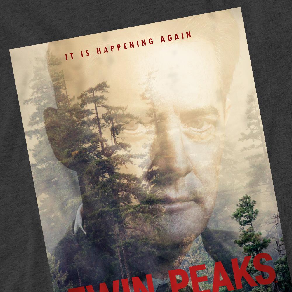 Twin Peaks Unisex Adult Dale Cooper Poster T-Shirt