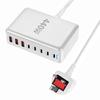 500W Gallium Nitride 8-Port Desktop Charger with 6 USB-C and 2 USB-A Ports