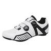 Neue Fahrradschuhe mit Schlössern Doppelschnallen-Schuhe Rennrad-Powerschuhe für Herren und Damen Harte Sohle Mountainbike-Gummisohle
