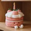 Jelly Cat UK for Fun Peach Birthday Cake Gift Cute Doll Plush Toy Cotton Fabric PP Cotton Filling Shanghai Exclusive