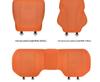 Denza Four Seasons Breathable Car Seat Cushion - Comfortable, Thin Plush, Single-Piece Cover