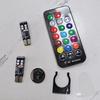 T10 RGB Led 194 168 W5W 3030 SMD Signal Lights RGB Automovie Interior Dome Reading Light WIith Remote Control Car Accessories