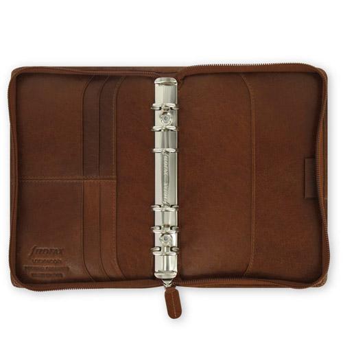 Filofax Filofax Lockwood Personal Zip Organiser (Cognac)